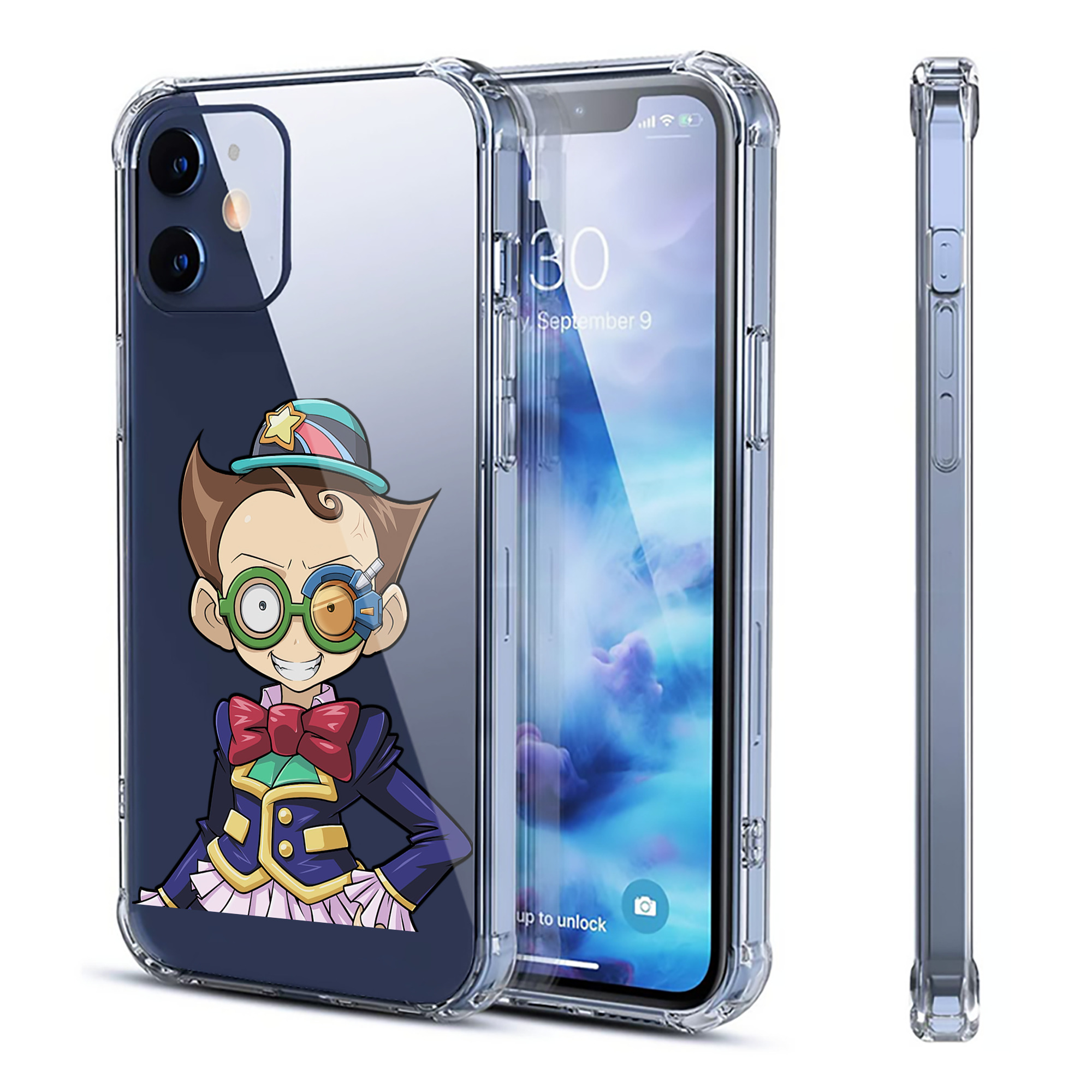 （画像用） 遊☆戯☆王 Yu-Gi-Oh! 【iPhone 12シリーズ対応】透明スマホケース（クリアソフトケース）